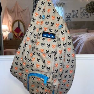 Fox print KAVU bag